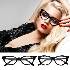 Load image into Gallery viewer, Elbru 2023 Classic Glasses Frame Female Retro Clear Lens Eyeglasses Frame Women Men Oversized Cat Eye Eyeglasses Frames
