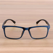 Load image into Gallery viewer, Elbru 2023 Retro Wooden Pattern Glasses Frame Men Women Square Optical Eyeglasses Ultralight Clear Len Plain Spectacles
