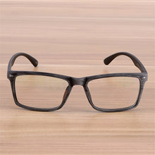 Load image into Gallery viewer, Elbru 2023 Retro Wooden Pattern Glasses Frame Men Women Square Optical Eyeglasses Ultralight Clear Len Plain Spectacles