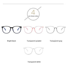 Load image into Gallery viewer, Elbru Anti Blue Light Glasses Frame Round Transparent Computer Eyewear Men Women Optical Glasses Blocking Eyeglasses