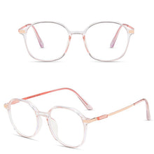Load image into Gallery viewer, Elbru Anti Blue Light Glasses Frame Vintage Irregular Transparent  Eyewear Men Women Clear Optical Sepectacles Conputer Goggles