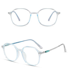 Load image into Gallery viewer, Elbru Anti Blue Light Glasses Frame Vintage Irregular Transparent  Eyewear Men Women Clear Optical Sepectacles Conputer Goggles