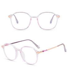 Load image into Gallery viewer, Elbru Anti Blue Light Glasses Frame Vintage Irregular Transparent  Eyewear Men Women Clear Optical Sepectacles Conputer Goggles