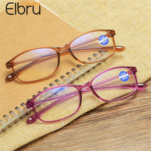 Load image into Gallery viewer, Elbru Anti-Blue Light Reading Glasses Men Women Computer Protect Presbyopia Eyeglasses TR90 Frame Hyperopia Eyewear For Unisex