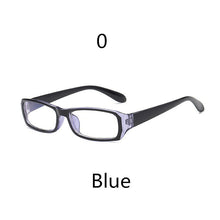 Load image into Gallery viewer, Elbru Anti-blue Light  Square Myopia Glasses Women Men Finished Nearsighted Eyeglasses Diopter -1.0to -4.0 Unisex