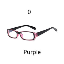 Load image into Gallery viewer, Elbru Anti-blue Light  Square Myopia Glasses Women Men Finished Nearsighted Eyeglasses Diopter -1.0to -4.0 Unisex
