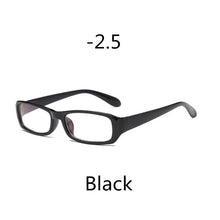 Load image into Gallery viewer, Elbru Anti-blue Light  Square Myopia Glasses Women Men Finished Nearsighted Eyeglasses Diopter -1.0to -4.0 Unisex