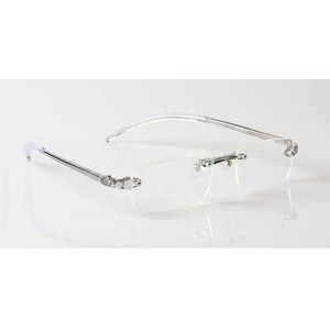 Elbru Chic Ultralight Myopic Glasses TR90 Frameless Glasses Resin Myopia Glasses Prescription Glasses With Diopter -1.0 to -4.0