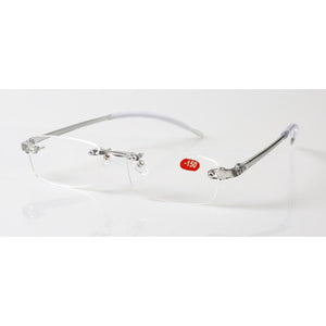 Elbru Chic Ultralight Myopic Glasses TR90 Frameless Glasses Resin Myopia Glasses Prescription Glasses With Diopter -1.0 to -4.0