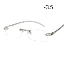 Load image into Gallery viewer, Elbru Chic Ultralight Myopic Glasses TR90 Frameless Glasses Resin Myopia Glasses Prescription Glasses With Diopter -1.0 to -4.0