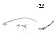 Load image into Gallery viewer, Elbru Chic Ultralight Myopic Glasses TR90 Frameless Glasses Resin Myopia Glasses Prescription Glasses With Diopter -1.0 to -4.0