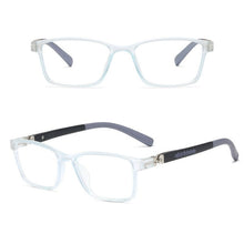 Load image into Gallery viewer, Elbru Children Anti-blue Light Silicone Glasses Kids Soft Frame Goggle Plain Glasses Eyeglasses Frame Clear Lens Eyewear