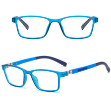 Load image into Gallery viewer, Elbru Children Anti-blue Light Silicone Glasses Kids Soft Frame Goggle Plain Glasses Eyeglasses Frame Clear Lens Eyewear
