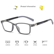 Load image into Gallery viewer, Elbru Children Anti-blue Light Silicone Glasses Kids Soft Frame Goggle Plain Glasses Eyeglasses Frame Clear Lens Eyewear