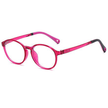 Carica l'immagine nel visualizzatore di Gallery, Elbru Occhiali in silicone per bambini Occhiali ottici rotondi retrò Occhiali da vista Kids Eye Fame per bambini Ragazzi Ragazze Cute Eywear Oculos 