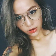 Load image into Gallery viewer, Elbru Classic  Metal Finished Myopia Glasses Nearsighted Glasses Prescription Glasses Diopter -1.0 1.5 2.0 2.5 3.0 3.5 4