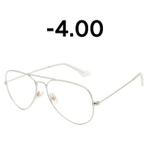 Load image into Gallery viewer, Elbru Classic  Metal Finished Myopia Glasses Nearsighted Glasses Prescription Glasses Diopter -1.0 1.5 2.0 2.5 3.0 3.5 4
