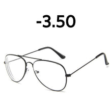 Load image into Gallery viewer, Elbru Classic  Metal Finished Myopia Glasses Nearsighted Glasses Prescription Glasses Diopter -1.0 1.5 2.0 2.5 3.0 3.5 4