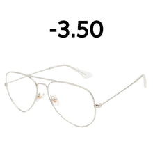 Load image into Gallery viewer, Elbru Classic  Metal Finished Myopia Glasses Nearsighted Glasses Prescription Glasses Diopter -1.0 1.5 2.0 2.5 3.0 3.5 4