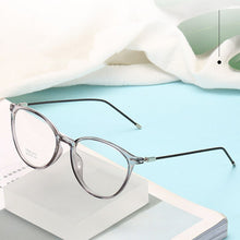 Load image into Gallery viewer, Elbru Diopter 0 -0.5 1.0 1.5 2.0 2.5 3.0 3.5 4.0 4.5 5.0 5.5 6.0 Myopia Glasses  Transparent Cat Eye Frame Myopic Eyewear