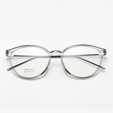 Load image into Gallery viewer, Elbru Diopter 0 -0.5 1.0 1.5 2.0 2.5 3.0 3.5 4.0 4.5 5.0 5.5 6.0 Myopia Glasses  Transparent Cat Eye Frame Myopic Eyewear