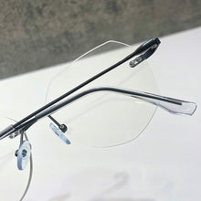 Load image into Gallery viewer, Elbru Anti Blue Llight Optical Glasses Men Women Frameless Trimming Eyeglasses Transparent Glasses Frame Accessories