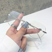 Load image into Gallery viewer, Elbru Anti Blue Llight Optical Glasses Men Women Frameless Trimming Eyeglasses Transparent Glasses Frame Accessories