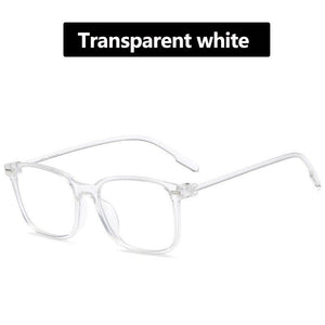 Elbru Anti-blue Light Optical Glasses Men Clear Lens Computer Glasses Women Square Ultra-light Glasses Frame Eyeglasses