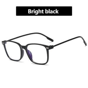 Elbru Anti-blue Light Optical Glasses Men Clear Lens Computer Glasses Women Square Ultra-light Glasses Frame Eyeglasses