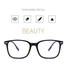 Load image into Gallery viewer, Elbru Anti-blue Light Optical Glasses Men Clear Lens Computer Glasses Women Square Ultra-light Glasses Frame Eyeglasses
