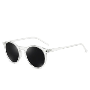 Elbru Sunglasses Soft Transparent Frame Polarized Colorful Clear Lens Sun Glasses Classic Retro Eyeglasses For Men&Women