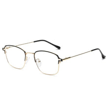 Load image into Gallery viewer, Elbru Style Anti-blue Light Glasses Frame Soft Half-frame Metal Frame Vintage Clear Lens Optical Sepectacles Unisex Eyewear