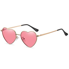 Carica l'immagine nel visualizzatore di Gallery, Elbru Retro Heart Shaped Sunglasses  Polarized Sun Glasses Ultralight Clear Colorful Eyewear For Women UV400 Sunshades