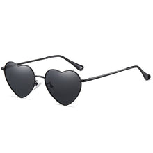 Carica l'immagine nel visualizzatore di Gallery, Elbru Retro Heart Shaped Sunglasses  Polarized Sun Glasses Ultralight Clear Colorful Eyewear For Women UV400 Sunshades