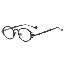 Load image into Gallery viewer, Elbru Retro  Steampunk Oval Sunglasses Gothic Metal Frame Engraved Sunshades Brand Designer UV400 Sun Glasses Male Female