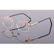 Load image into Gallery viewer, Elbru Rimless Myopia Glasses Men&amp;Women  Gold Frame Lens Shortsighted Eyeglasses Diopter -1.0 -1.5-2.0 -2.5 -3.0 -3.5 -4.0