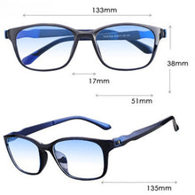 Load image into Gallery viewer, Elbru Square Anti Blue Light Plain Glasses Frame Optical Spectacle Glasses Myopia Eyeglasses Frames For Female&amp;Male