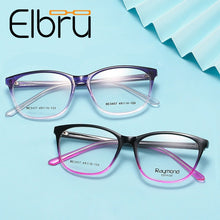 Load image into Gallery viewer, Elbru Square Children Optical Glasses Boy Girls Simple Candy Color Computer Transparent Glasses Frame Anti Reflective Eyeglasses