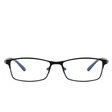 Load image into Gallery viewer, Elbru Ultralight Anti blue Light Metal Frame Myopia Glasses Men Business HD Resin Nearsighted Eyewear Diopter -1.0 -1.25 -6.0