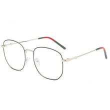 Load image into Gallery viewer, Elbru Vintage Large Square Glasses Frame Transparent Ultra Light Myopia Glasses Frame Eyeglasses Female Eyewear Unisex