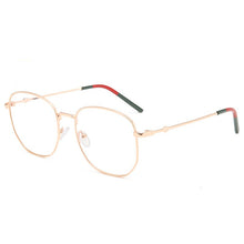 Load image into Gallery viewer, Elbru Vintage Large Square Glasses Frame Transparent Ultra Light Myopia Glasses Frame Eyeglasses Female Eyewear Unisex