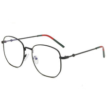 Load image into Gallery viewer, Elbru Vintage Large Square Glasses Frame Transparent Ultra Light Myopia Glasses Frame Eyeglasses Female Eyewear Unisex