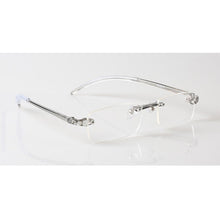 Load image into Gallery viewer, Elbru Vintage Rimless Finished Myopia Glasses Men Women Ultralight Resin Nearsighted Eyeglasses Diopters -1 -2 -2.5 -3 -3.5 -4