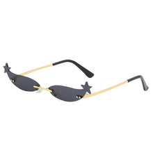 Load image into Gallery viewer, Elbru Vintage Small Sunglasses Women Cat Eye sunglasses Trendy Mirror Eyewear for Women Small Metal Sun Glasses oculos femininos