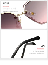 Load image into Gallery viewer, Elegant Ladies  Sunglasses Women Sunscreen  Long Face Progressive Sunglasses 50549