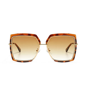 Elegant Woman Square Sunglasses Men Unique Gold Black Shades  Brand Driving Sun Glasses Unisex Female Men zonnebril dames
