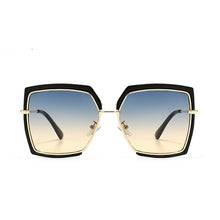 Carica l&#39;immagine nel visualizzatore di Gallery, Elegant Woman Square Sunglasses Men Unique Gold Black Shades  Brand Driving Sun Glasses Unisex Female Men zonnebril dames
