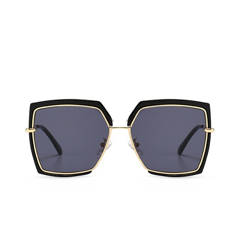 Elegant Woman Square Sunglasses Men Unique Gold Black Shades  Brand Driving Sun Glasses Unisex Female Men zonnebril dames