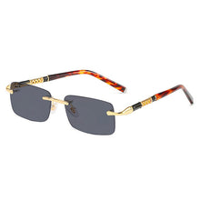 Load image into Gallery viewer, Emosnia 2023 Rimless Rectangle Sunglasses Men Plate Temples Small Square Sun Glasses Women Retro Optical Frame Eyeglasses UV400