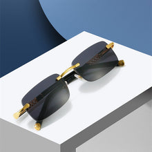 Load image into Gallery viewer, Emosnia 2023 Rimless Rectangle Sunglasses Men Plate Temples Small Square Sun Glasses Women Retro Optical Frame Eyeglasses UV400